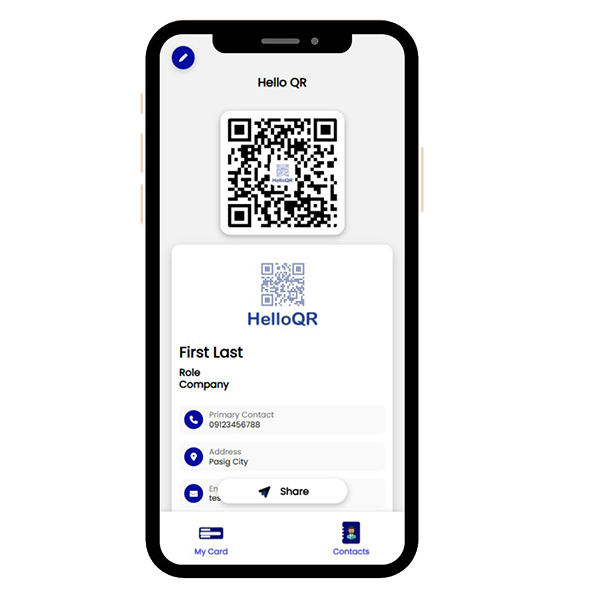 QR Code Card