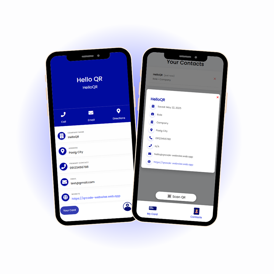 Free QR Code Generator Digital Business Card